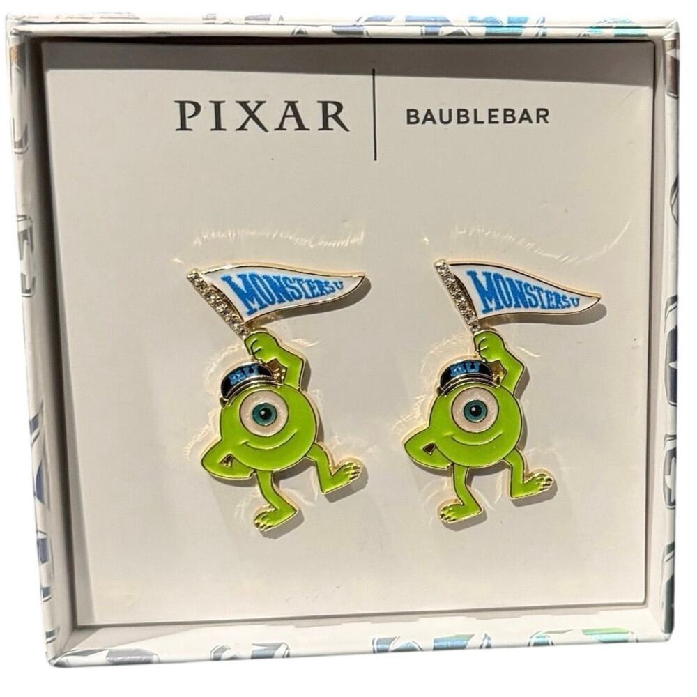 Baublebar Disney Monsters University Mike Wazowski Earrings